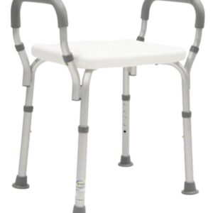 Silla de Baño Blanco con apoya brazos 4284